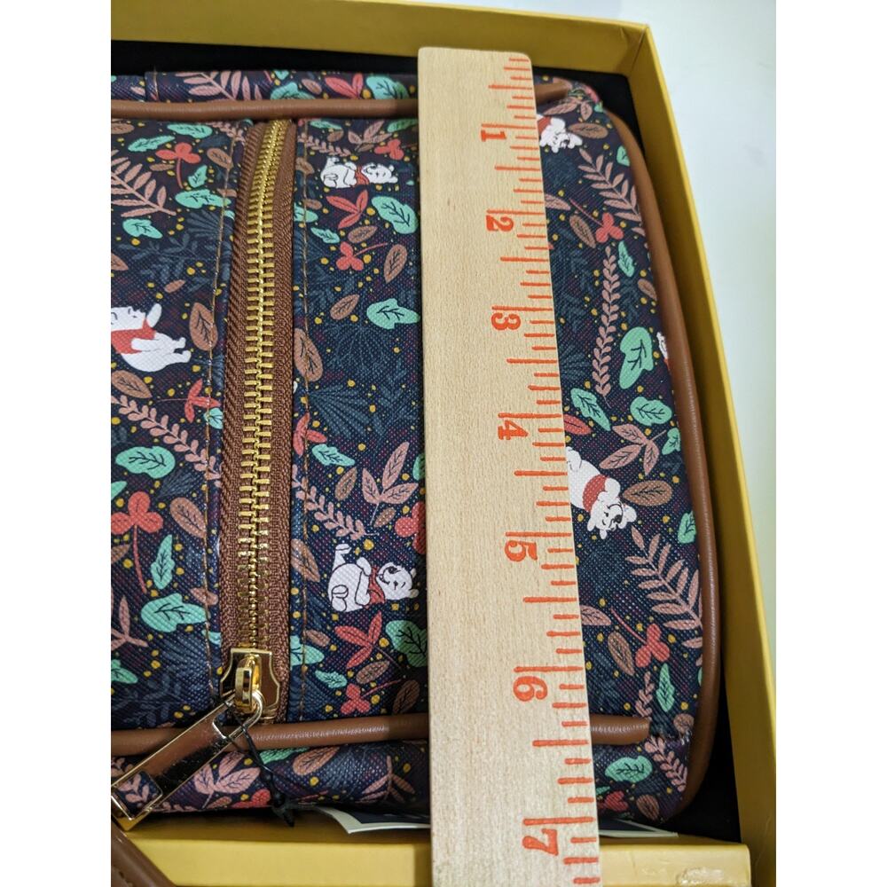 Winnie The Pooh 3 Piece Gift Set Box Mini Backpack ID Card Wallet Keychain New - Picture 3 of 7